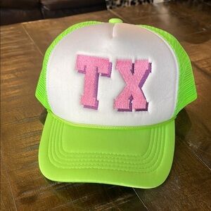 Neon Green and Pink Trucker Hat